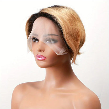 Short Straight Pixie Cut Wig