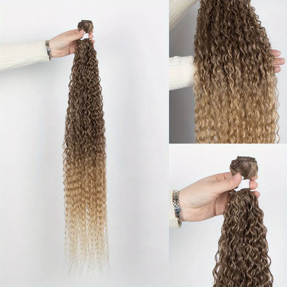 36 Inch Ombre Color Long Wavy Goddess Braiding Hair Extensions