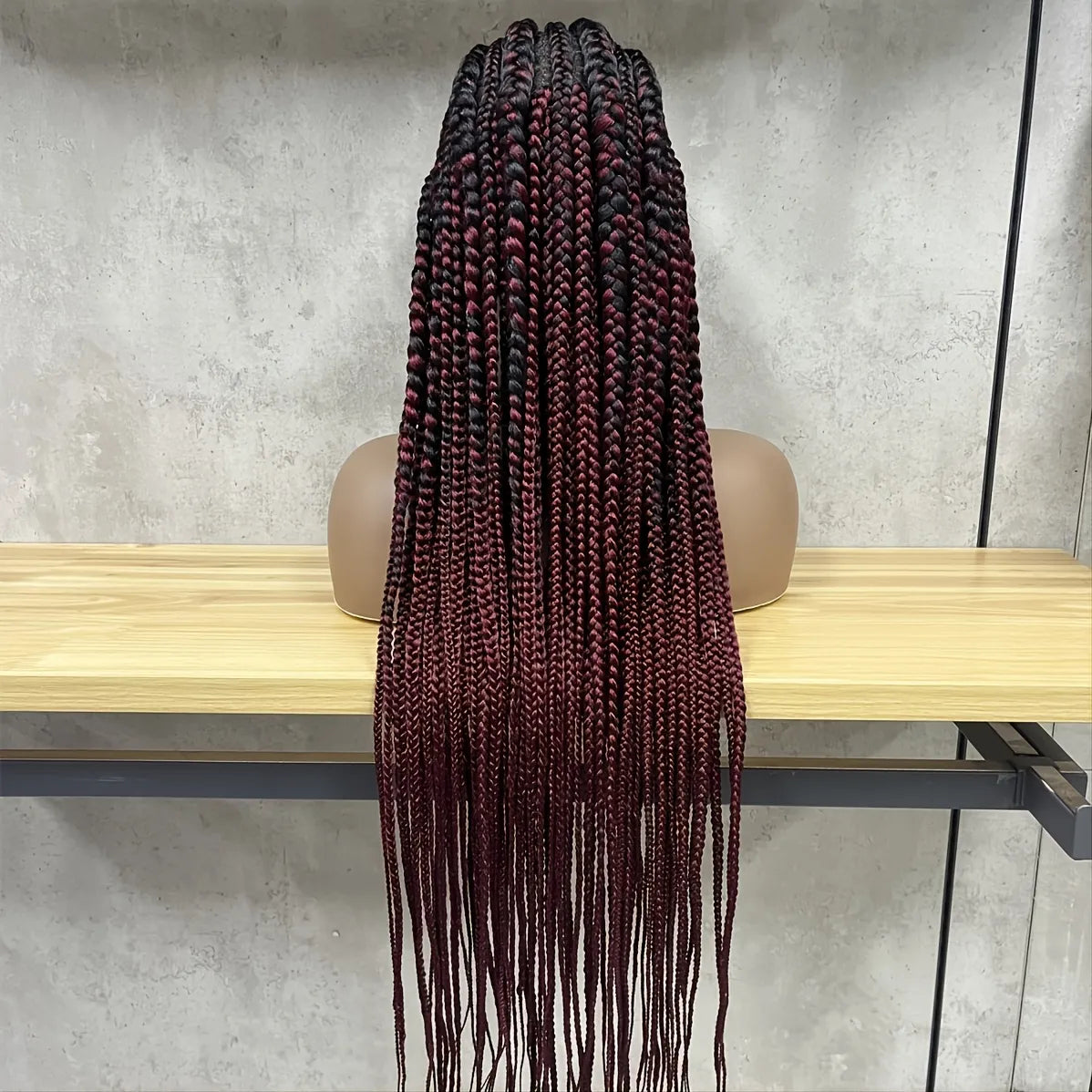 Layered Cornrows Braids Wigs 100% Handmade