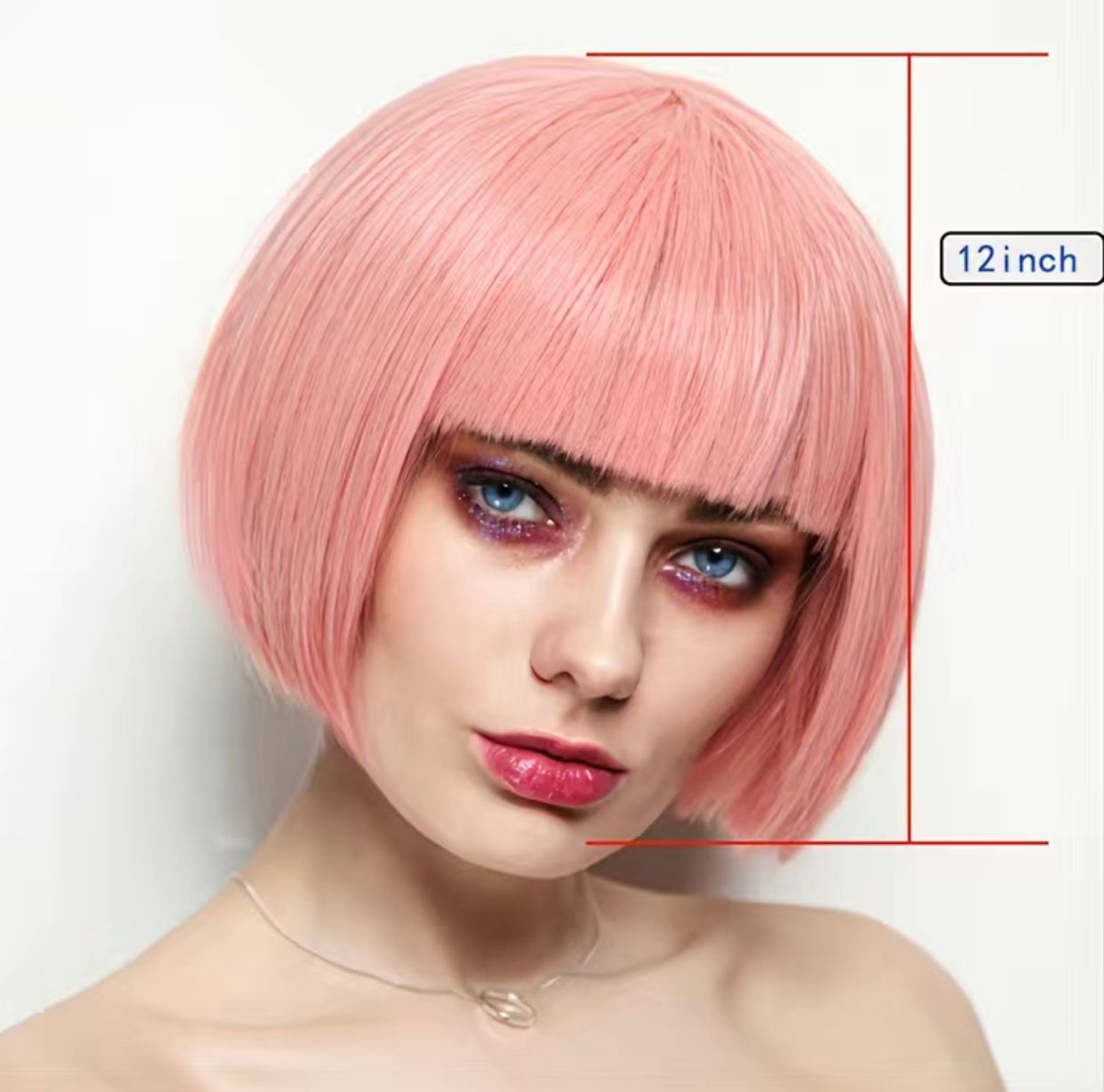 Baby Pink Short Bob