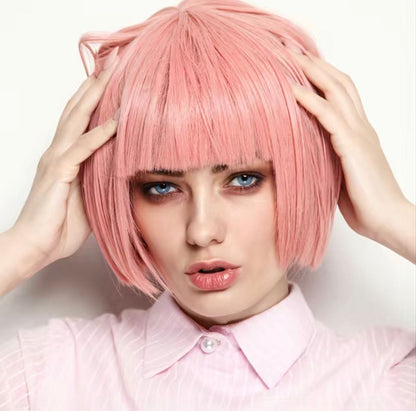 Baby Pink Short Bob