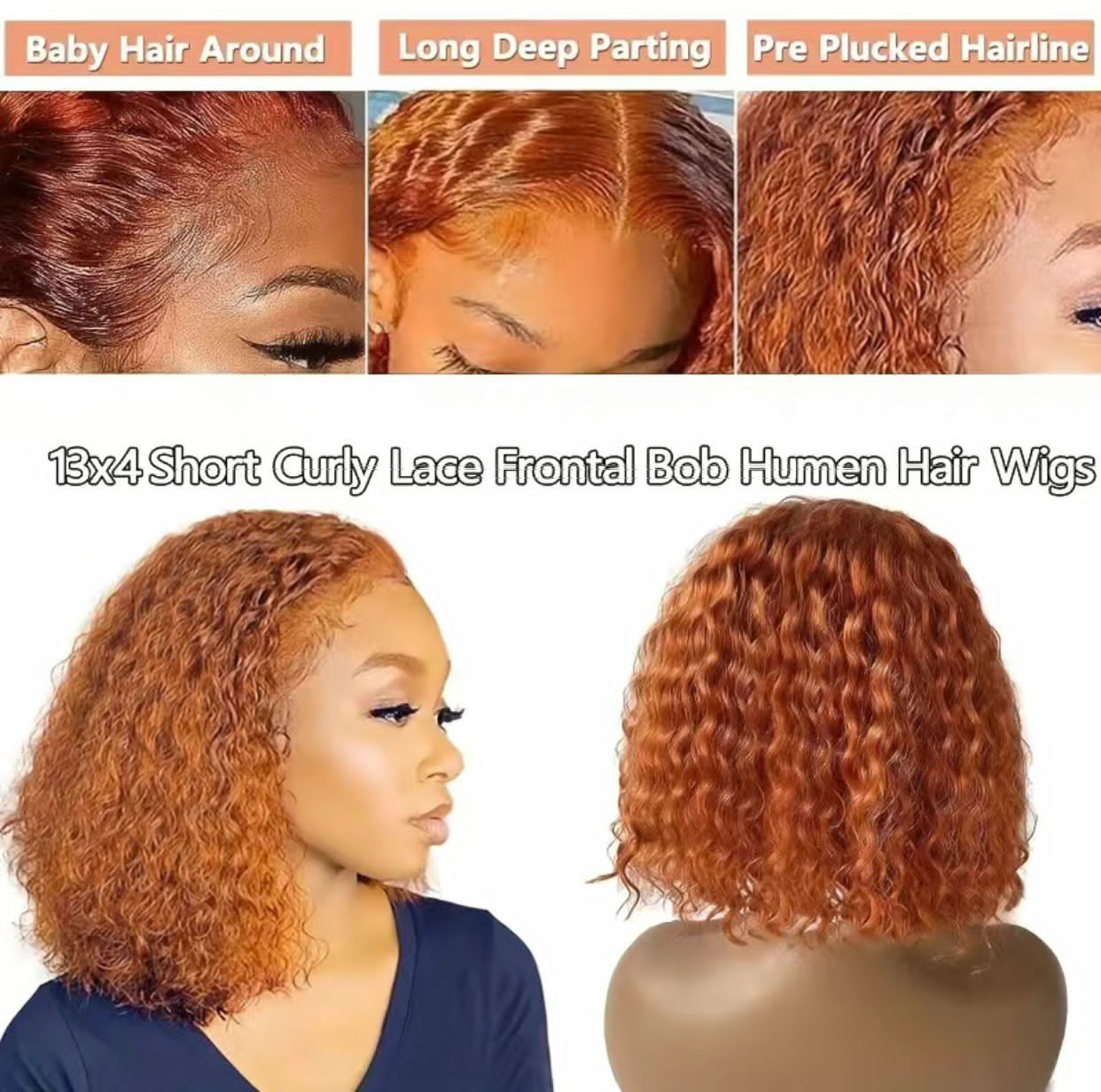 Jerry Curly Human Hair Wig