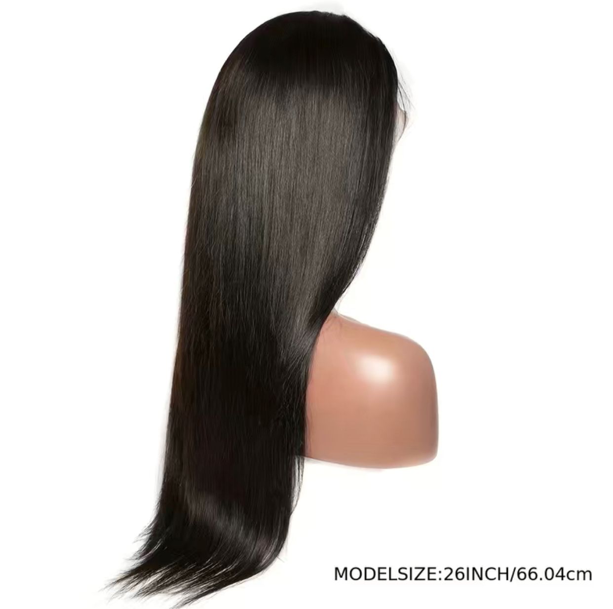 150% Density 13x4 Brazilian Virgin Human Hair HD Lace Frontal Wig with Natural Hairline