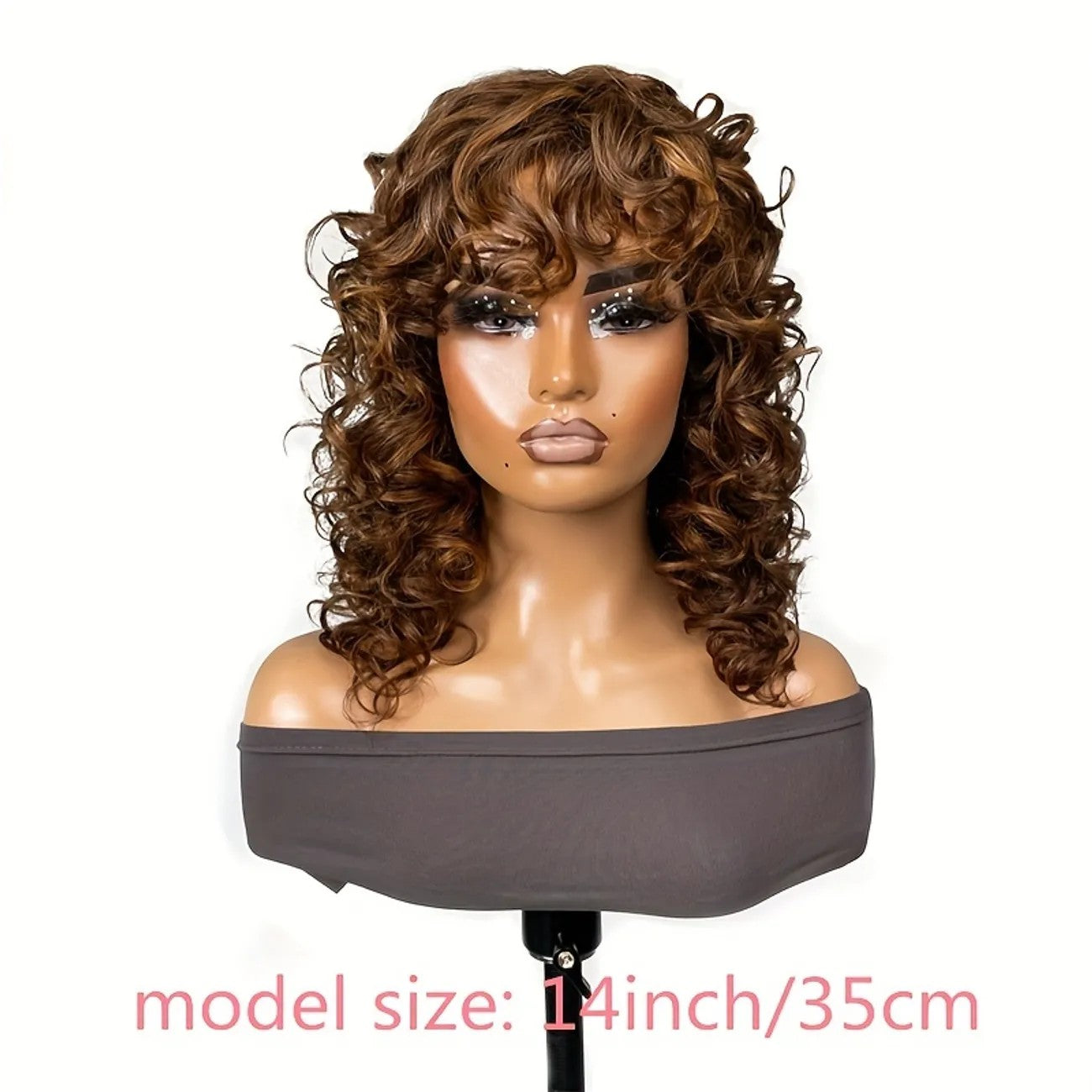 14 Inches Woft Cut Short Human Hair Wigs