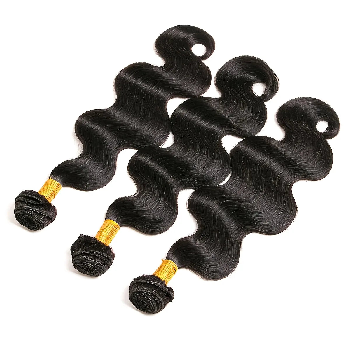 Brazilian Human Hair Body Wave 3 PCs Bundles Deals in Natural Black