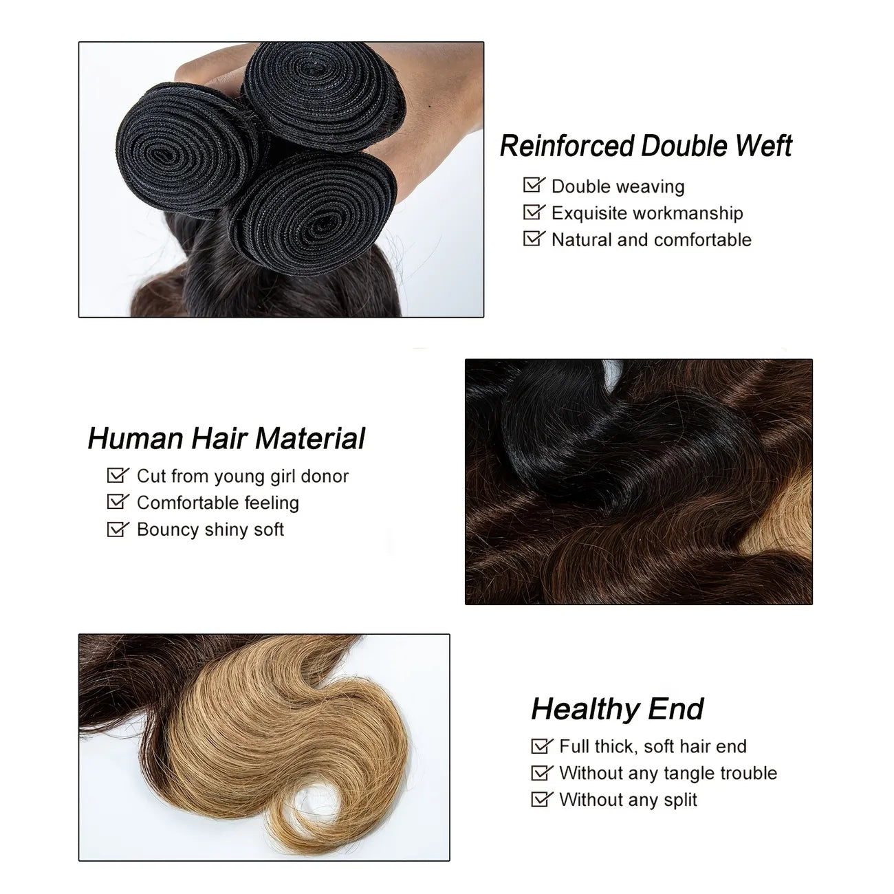 10A Brazilian Human Hair Body Wave