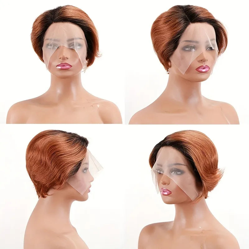 Short Straight Pixie Cut Wig