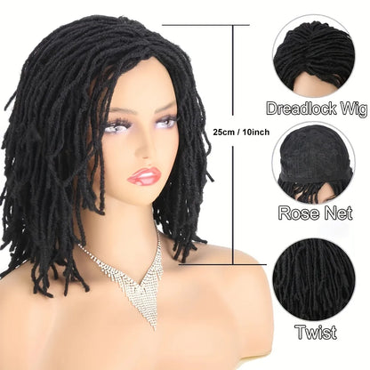 Short Dreadlock Wigs 10" inches