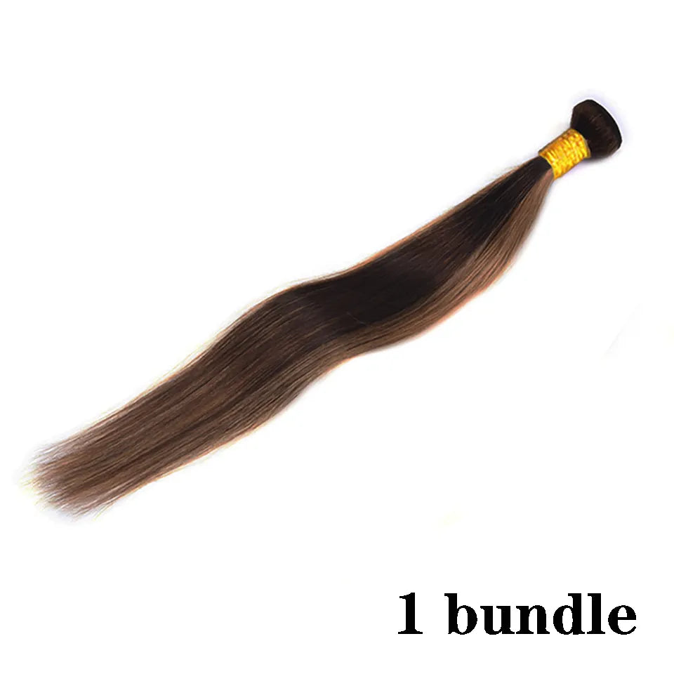 Ombre Honey Blonde Straight Brazilian Human Hair 1 Pc Bundle Deal