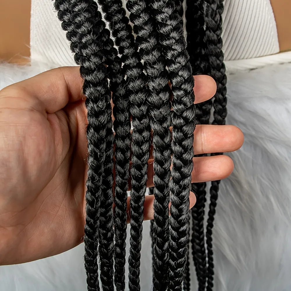 Layered Cornrows Braids Wigs 100% Handmade